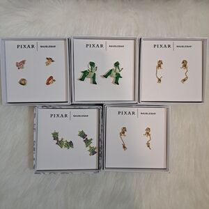 Disney Pixar x BaubleBar Toy Story Lot Of 5 Boxes Earring Set